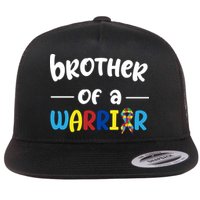Brother Of A Warrior Autism Awareness Flatbill Hat