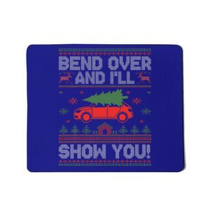 Bend Over And I'll Show You Ugly Christmas Couple Matching  Mousepad