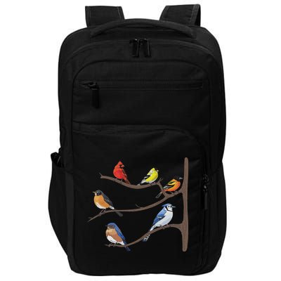 Birds On A Branch Birding Bird Watching Birder Bird Watcher Impact Tech Backpack