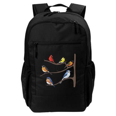 Birds On A Branch Birding Bird Watching Birder Bird Watcher Daily Commute Backpack