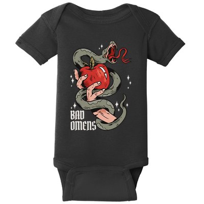 Bad Os Apple And Snake Bad Os Baby Bodysuit