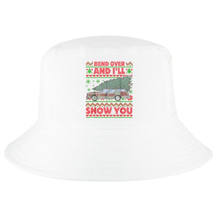 Bend Over And ILl Show You Ugly Christmas Couple Matching Cool Comfort Performance Bucket Hat