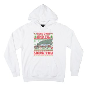 Bend Over And ILl Show You Ugly Christmas Couple Matching Hoodie