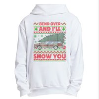 Bend Over And ILl Show You Ugly Christmas Couple Matching Urban Pullover Hoodie