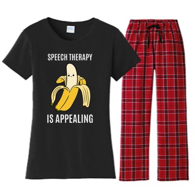 Brain of a Speech Pathologist Speech Language Therapy Women's Flannel Pajama Set