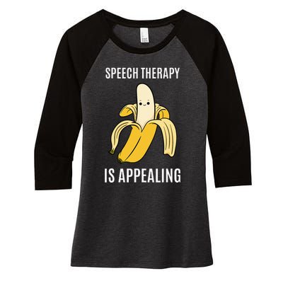 Brain of a Speech Pathologist Speech Language Therapy Women's Tri-Blend 3/4-Sleeve Raglan Shirt