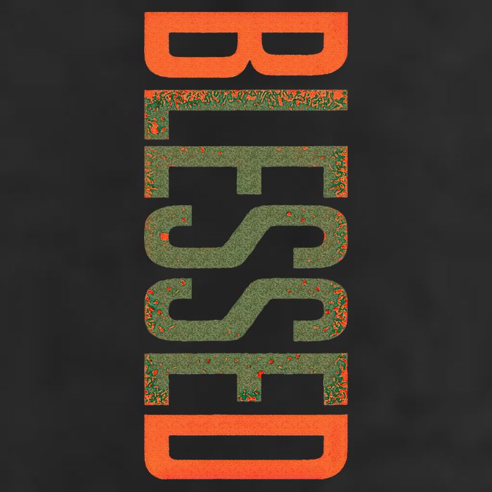 Blessed Olive Army Solar Orange Color Match Golf Towel