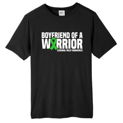 Boyfriend Of A Warrior Cerebral Palsy Awareness Gift Tall Fusion ChromaSoft Performance T-Shirt