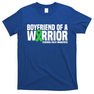 Boyfriend Of A Warrior Cerebral Palsy Awareness Gift T-Shirt