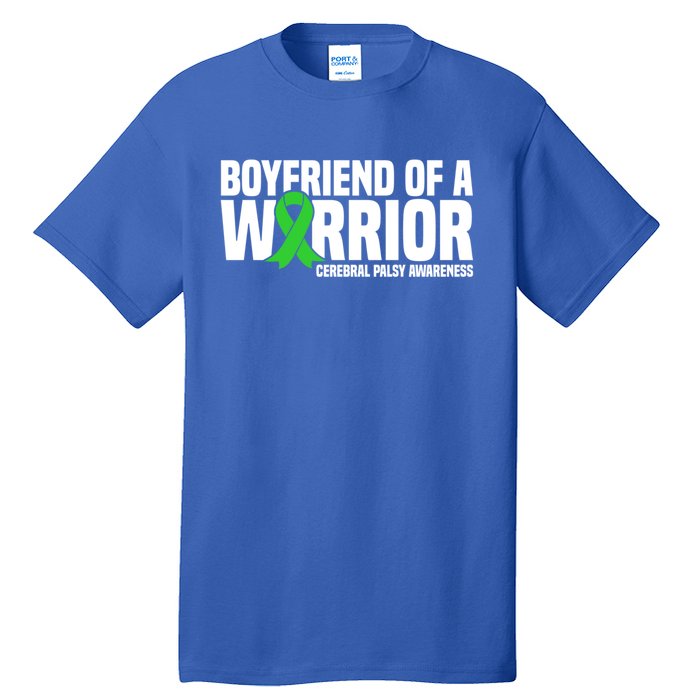 Boyfriend Of A Warrior Cerebral Palsy Awareness Gift Tall T-Shirt