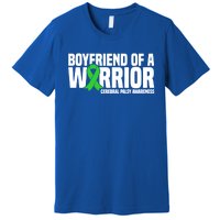 Boyfriend Of A Warrior Cerebral Palsy Awareness Gift Premium T-Shirt