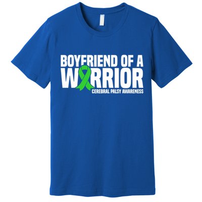 Boyfriend Of A Warrior Cerebral Palsy Awareness Gift Premium T-Shirt