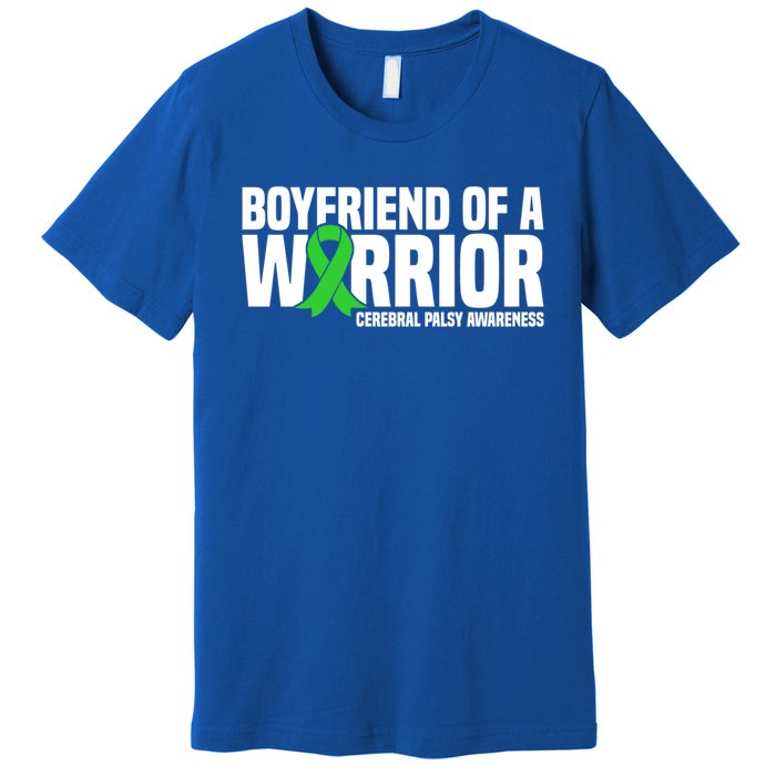 Boyfriend Of A Warrior Cerebral Palsy Awareness Gift Premium T-Shirt