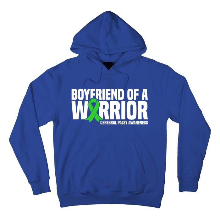 Boyfriend Of A Warrior Cerebral Palsy Awareness Gift Tall Hoodie