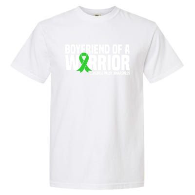 Boyfriend Of A Warrior Cerebral Palsy Awareness Gift Garment-Dyed Heavyweight T-Shirt