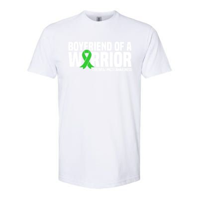 Boyfriend Of A Warrior Cerebral Palsy Awareness Gift Softstyle CVC T-Shirt