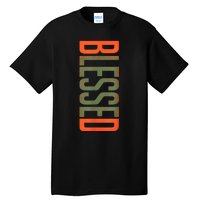 Blessed Olive Army Solar Orange Color Match Tall T-Shirt