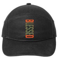 Blessed Olive Army Solar Orange Color Match 7-Panel Snapback Hat