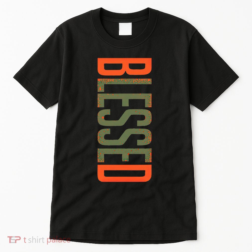 Blessed Olive Army Solar Orange Color Match Tall T-Shirt