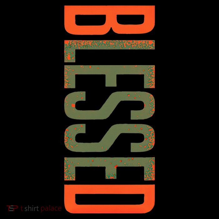 Blessed Olive Army Solar Orange Color Match Tall T-Shirt