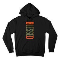 Blessed Olive Army Solar Orange Color Match Tall Hoodie