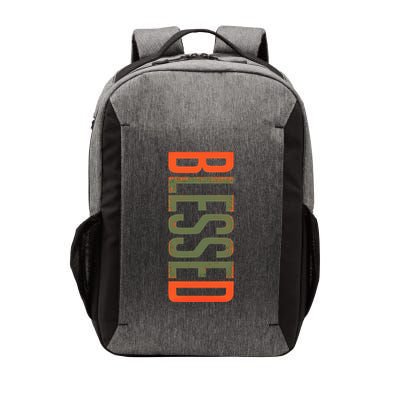 Blessed Olive Army Solar Orange Color Match Vector Backpack