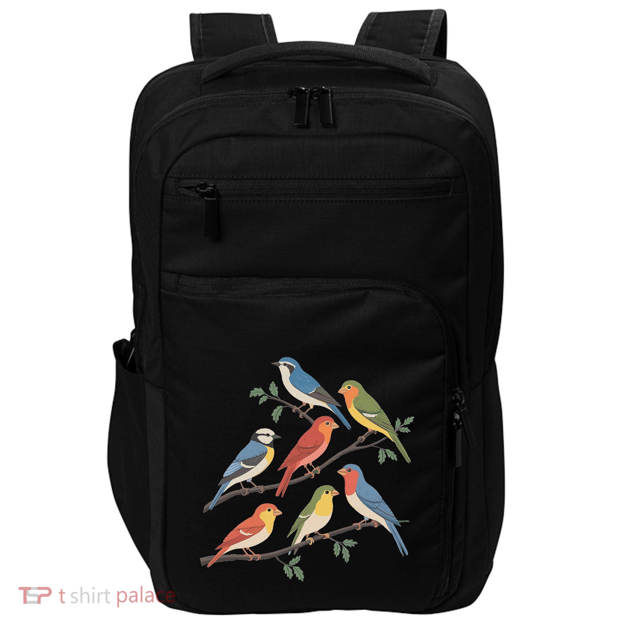 Birds On A Branch Bird Watching Impact Tech Backpack