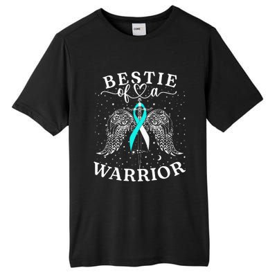 Bestie Of A Warrior Cervical Cancer Awareness Support Squad Tall Fusion ChromaSoft Performance T-Shirt