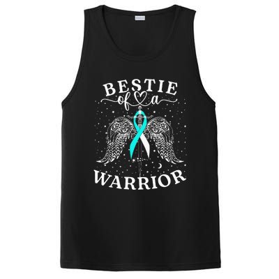 Bestie Of A Warrior Cervical Cancer Awareness Support Squad PosiCharge Competitor Tank