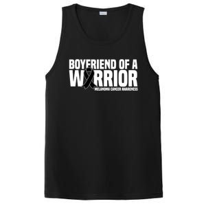 Boyfriend Of A Warrior Melanoma Cancer Awareness Funny Gift PosiCharge Competitor Tank