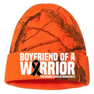 Boyfriend Of A Warrior Melanoma Cancer Awareness Funny Gift Kati Licensed 12" Camo Beanie