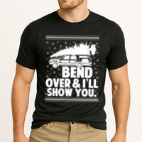 Bend Over And Ill Show You Funny Merry Christmas Tree Performance Shirt