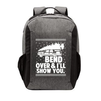 Bend Over And Ill Show You Funny Merry Christmas Tree Vector Backpack