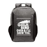Bend Over And Ill Show You Funny Merry Christmas Tree Vector Backpack