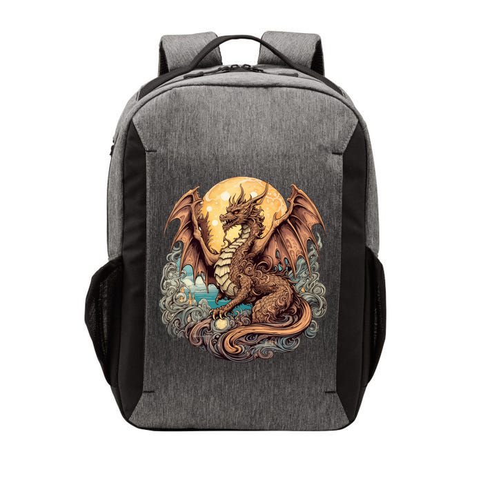 Beauty Of Art Nouveau Designs Enchanted Dragon Guardian Vector Backpack
