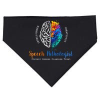 Brain Of A Speech Pathologist USA-Made Doggie Bandana