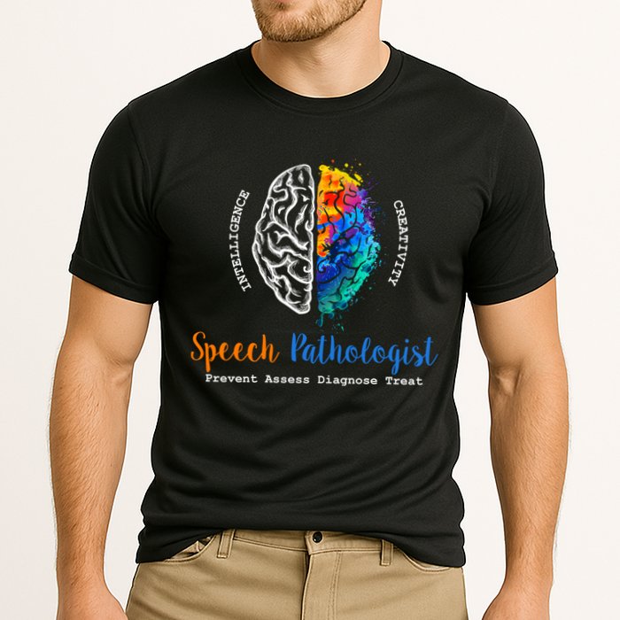 Brain Of A Speech Pathologist Performance Shirt