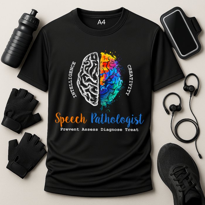 Brain Of A Speech Pathologist Performance Shirt