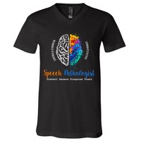 Brain Of A Speech Pathologist V-Neck T-Shirt