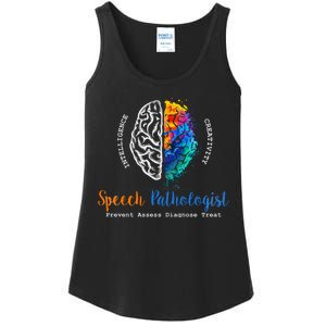 Brain Of A Speech Pathologist Ladies Essential Tank