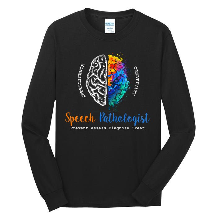 Brain Of A Speech Pathologist Tall Long Sleeve T-Shirt