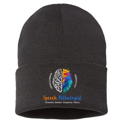 Brain Of A Speech Pathologist Sustainable Knit Beanie