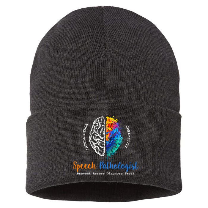 Brain Of A Speech Pathologist Sustainable Knit Beanie