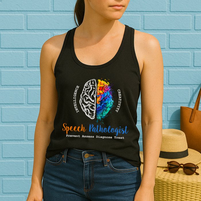 Brain Of A Speech Pathologist Womens Tank Top