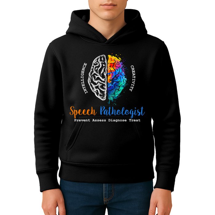 Brain Of A Speech Pathologist Kids Hoodie