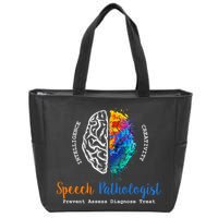 Brain Of A Speech Pathologist Zip Tote Bag