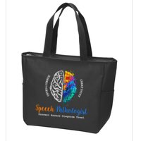 Brain Of A Speech Pathologist Zip Tote Bag
