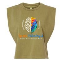 Brain Of A Speech Pathologist Garment-Dyed Women's Muscle Tee