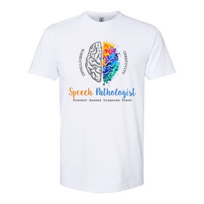 Brain Of A Speech Pathologist Softstyle® CVC T-Shirt