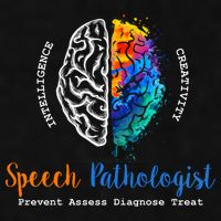 Brain Of A Speech Pathologist Speech Language Therapy Ladies PosiCharge Tri-Blend Wicking Tank
